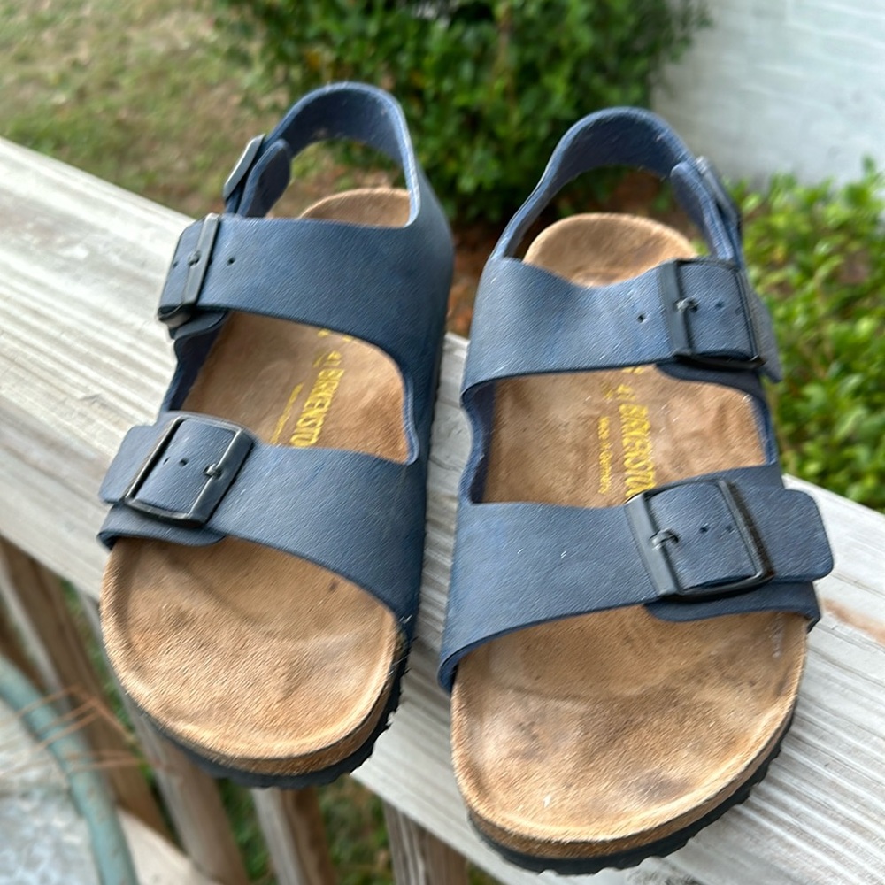 Birkenstock woman’s sandals.